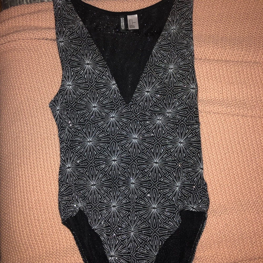 Sparkly body suit